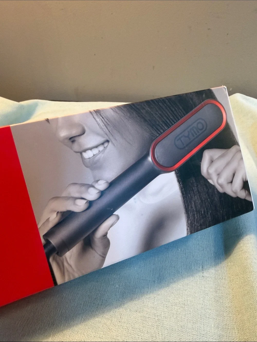 Tymo Black and Red Hair Straightener - Professional Styling Tool